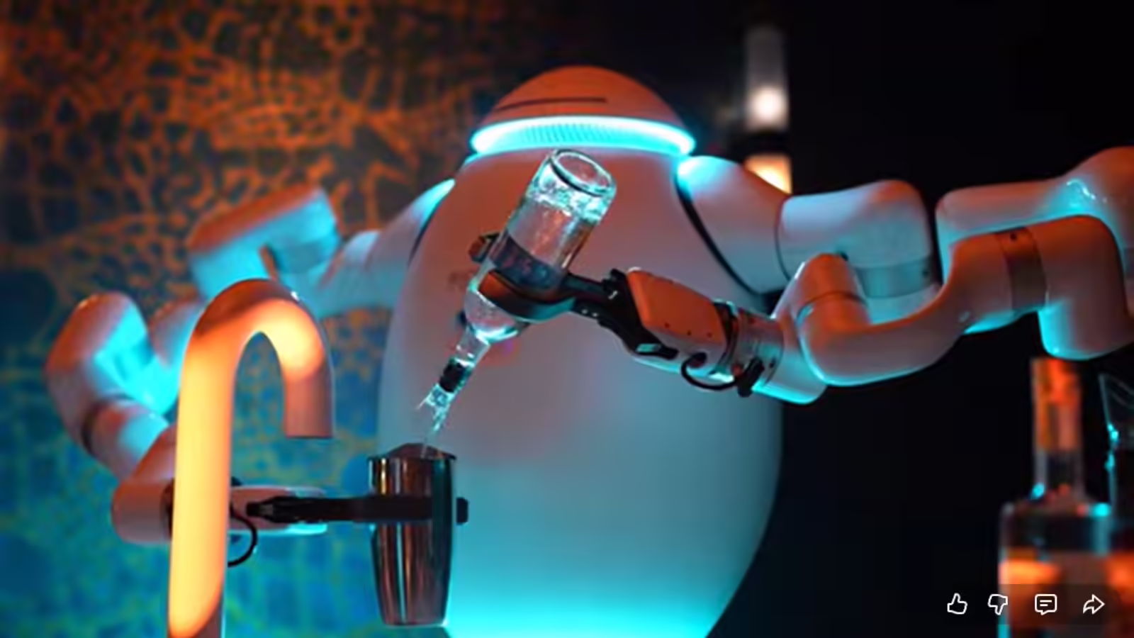 पैग बनाकर परोस रहा AI रोबोट, लोगों से बारटेंडर की तरह पेश आता है, तकनीक का ऐसा इस्तेमाल जान रह जाएंगे हैरान