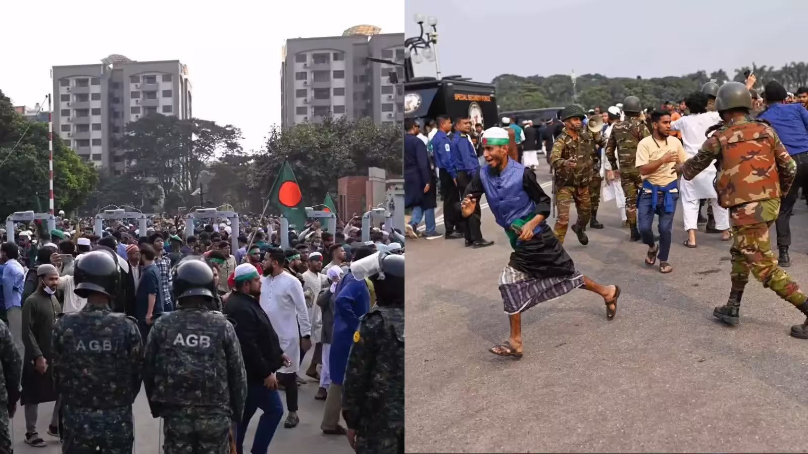 बांग्लादेश में फिर भड़की हिंसा, उस्मान हादी के जनाजे में आई भीड़ ने की संसद पर हमले की कोशिश, तनाव