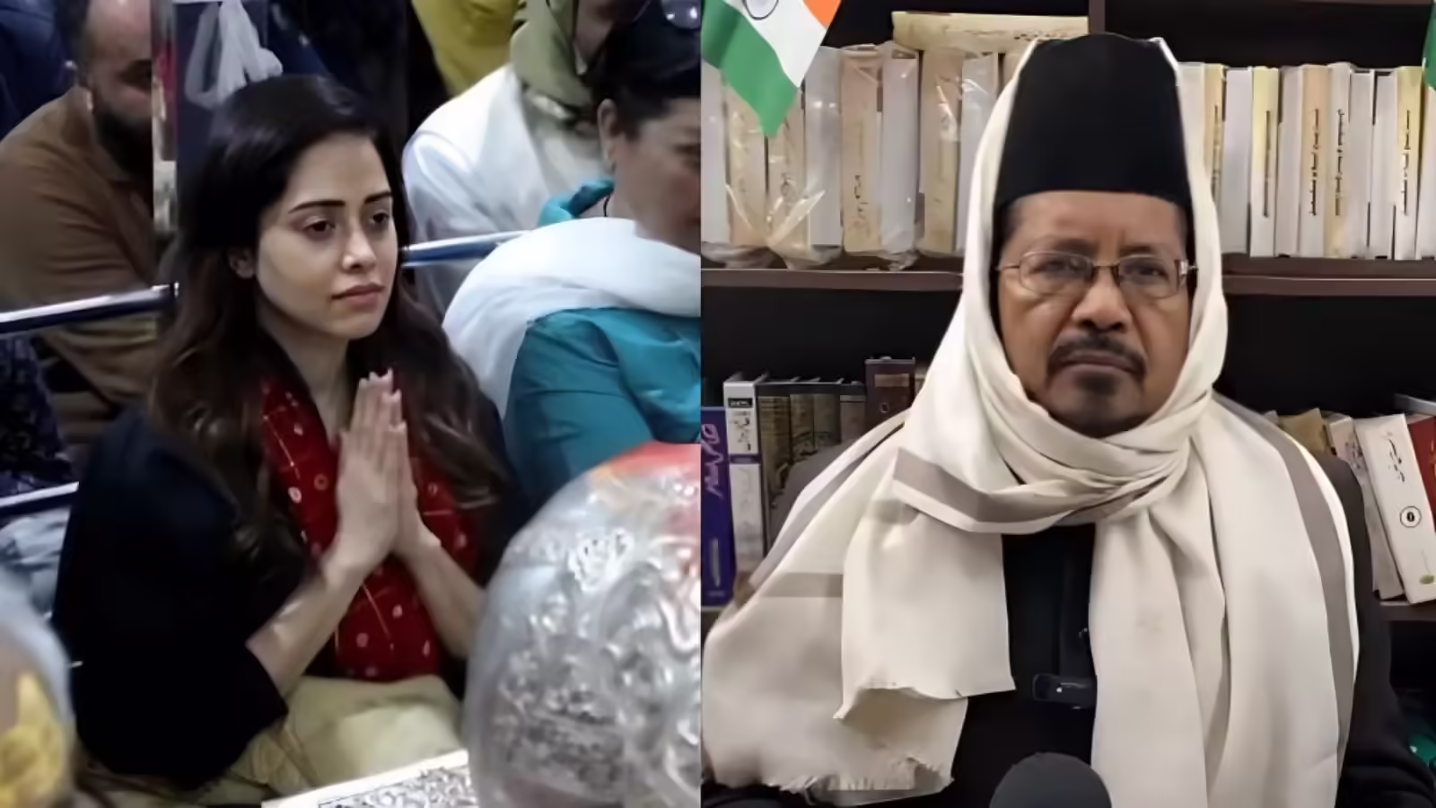 नुसरत भारूचा पहुंचीं उज्जैन महाकाल, तो भड़के मौलाना, चंदन लगाने पर कहा- गुनाह किया, अब कलमा पढ़ो