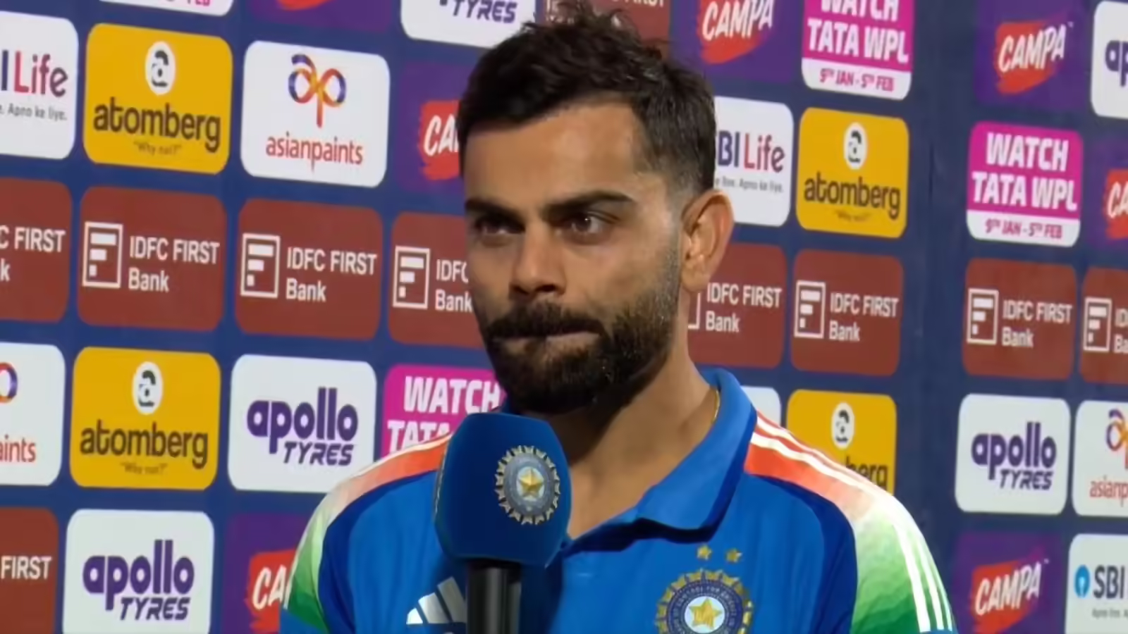 IND vs NZ: टीम इंडिया का विकेट गिरने पर खुशी से झूम जाते हैं दर्शक, विराट को पसंद नहीं आती फैंस की हरकत