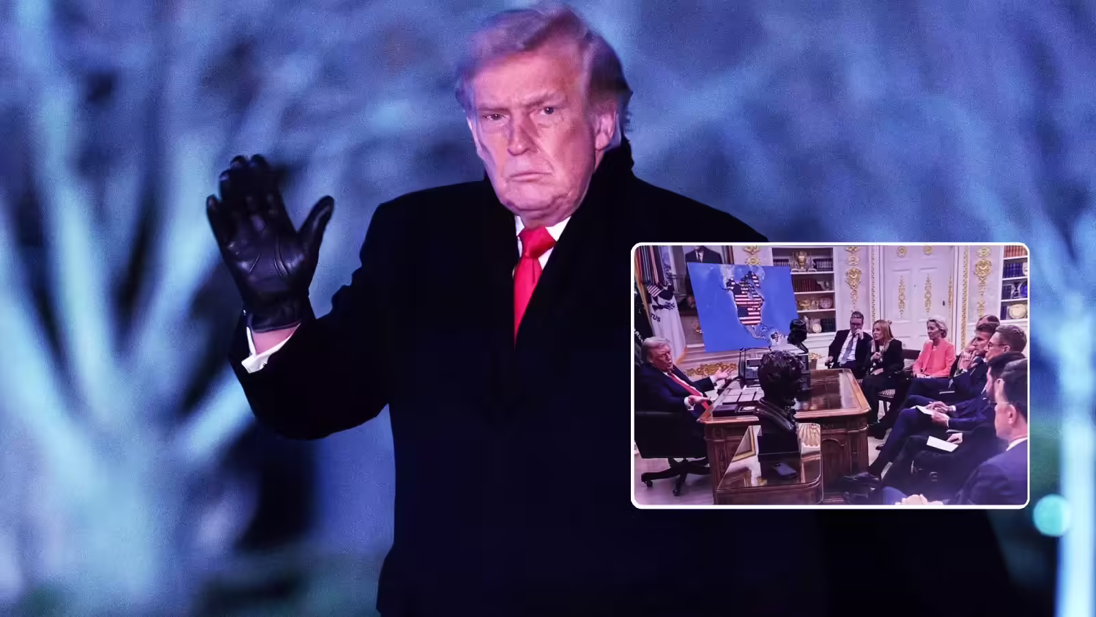 ट्रंप ने नक्‍शा जारी कर कनाडा, वेनेजुएला और ग्रीनलैंड को बताया अमेरिका का हिस्सा, फ्रांसीसी राष्‍ट्रपति की निजी चैट पोस्‍ट की