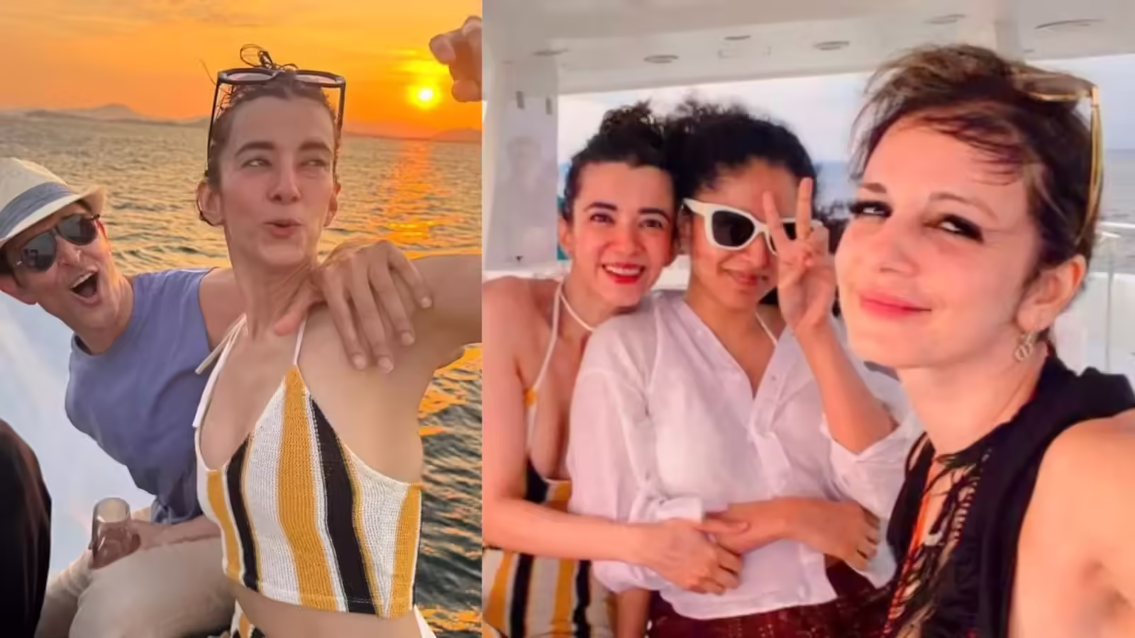 ऋतिक रोशन के 52वें बर्थडे पर EX वाइफ और गर्लफ्रेंड बनीं सहेली! दोनों ने यॉट पर साथ दिया पोज, बेटे भी आए