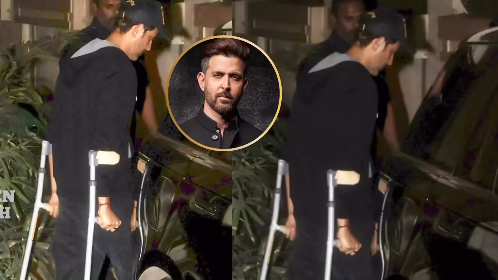 ऋतिक रोशन को बैसाखी के सहारे चलते देख फैंस बेचैन, पिछले साल भी लगी थी चोट, सब बोले- कृष 4 मत अटकाना