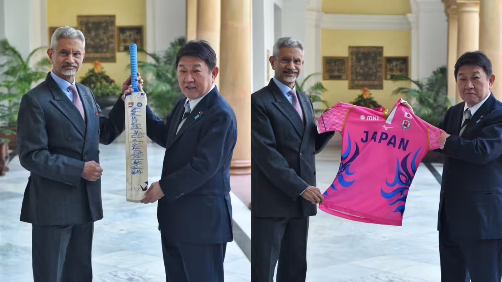 जयशंकर ने क्रिकेट फैन जापानी विदेश मंत्री को गिफ्ट किया बैट, तो बदले में मिली जर्सी, देखें ‘स्पोर्ट्स डिप्लोमेसी’ की खूबसूरत तस्वीर