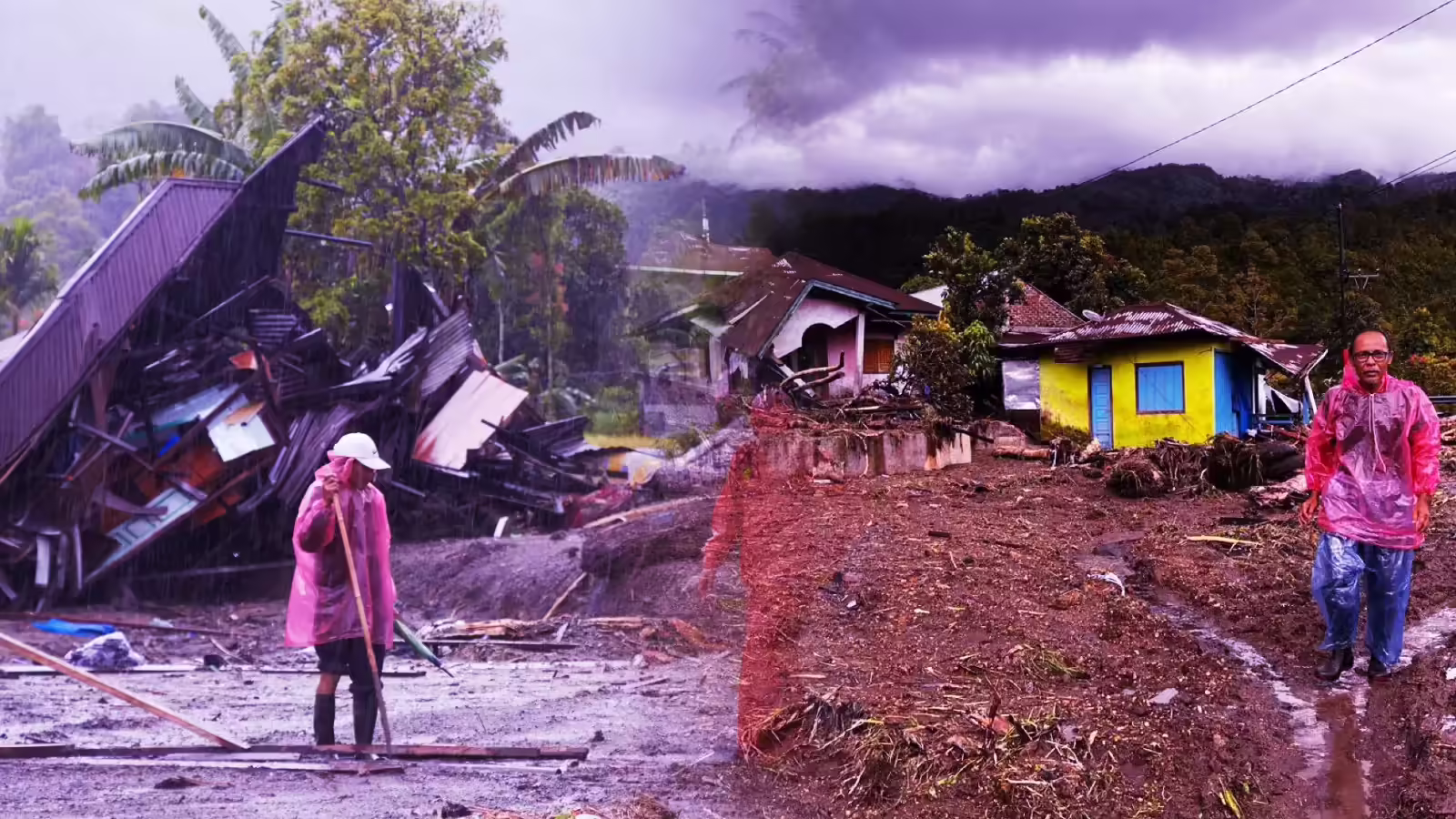 इंडोनेशिया में भूस्खलन से तबाही, मलबे में दब गया गांव, अब तक 7 लोगों की मौत, 82 लापता
