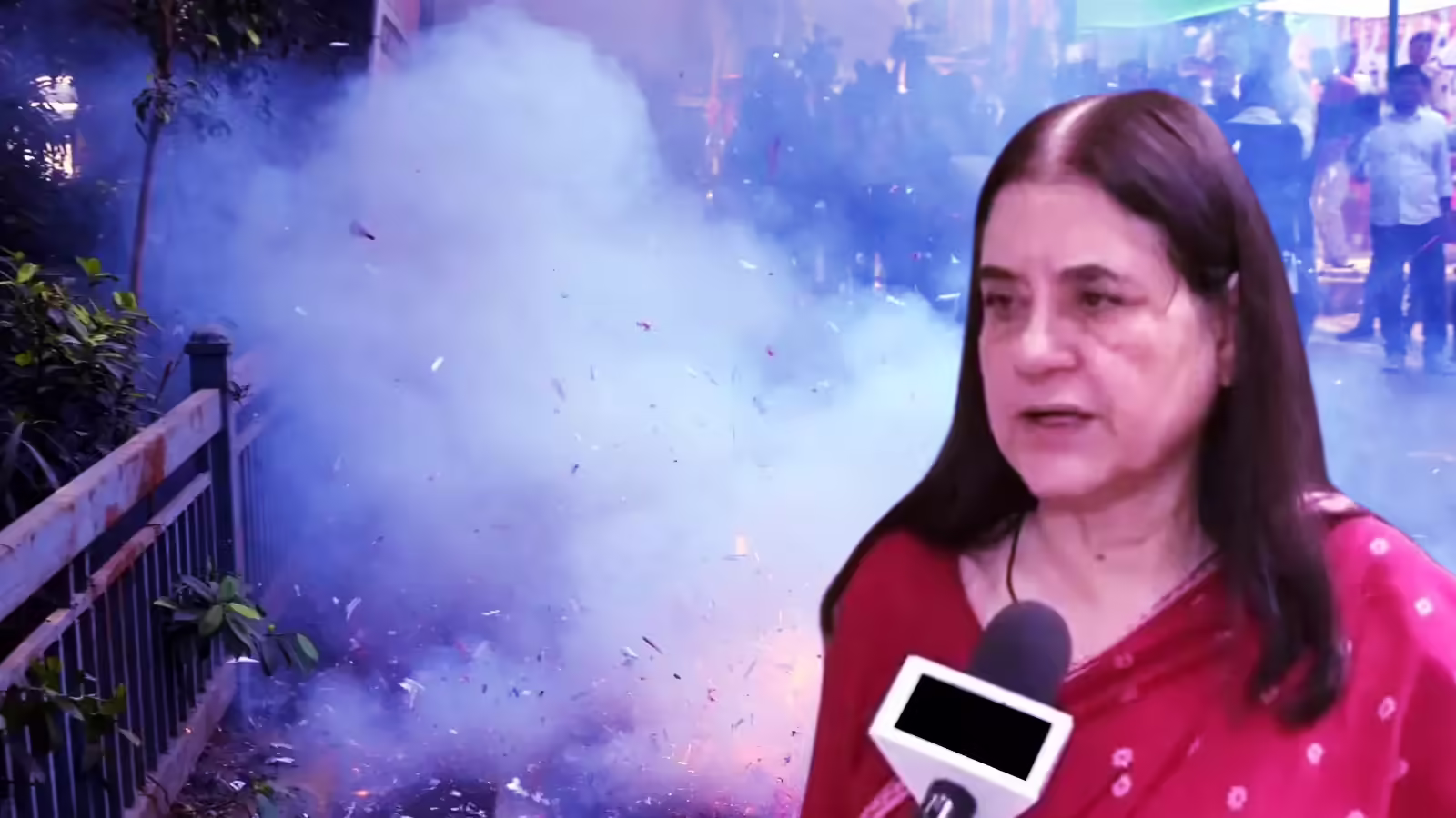 पटाखे जलाने वाले देशद्रोही, कह दो कि सब मर जाए, सुप्रीम कोर्ट की गलती: प्रदूषण पर मेनका गांधी ने क्या कह दिया