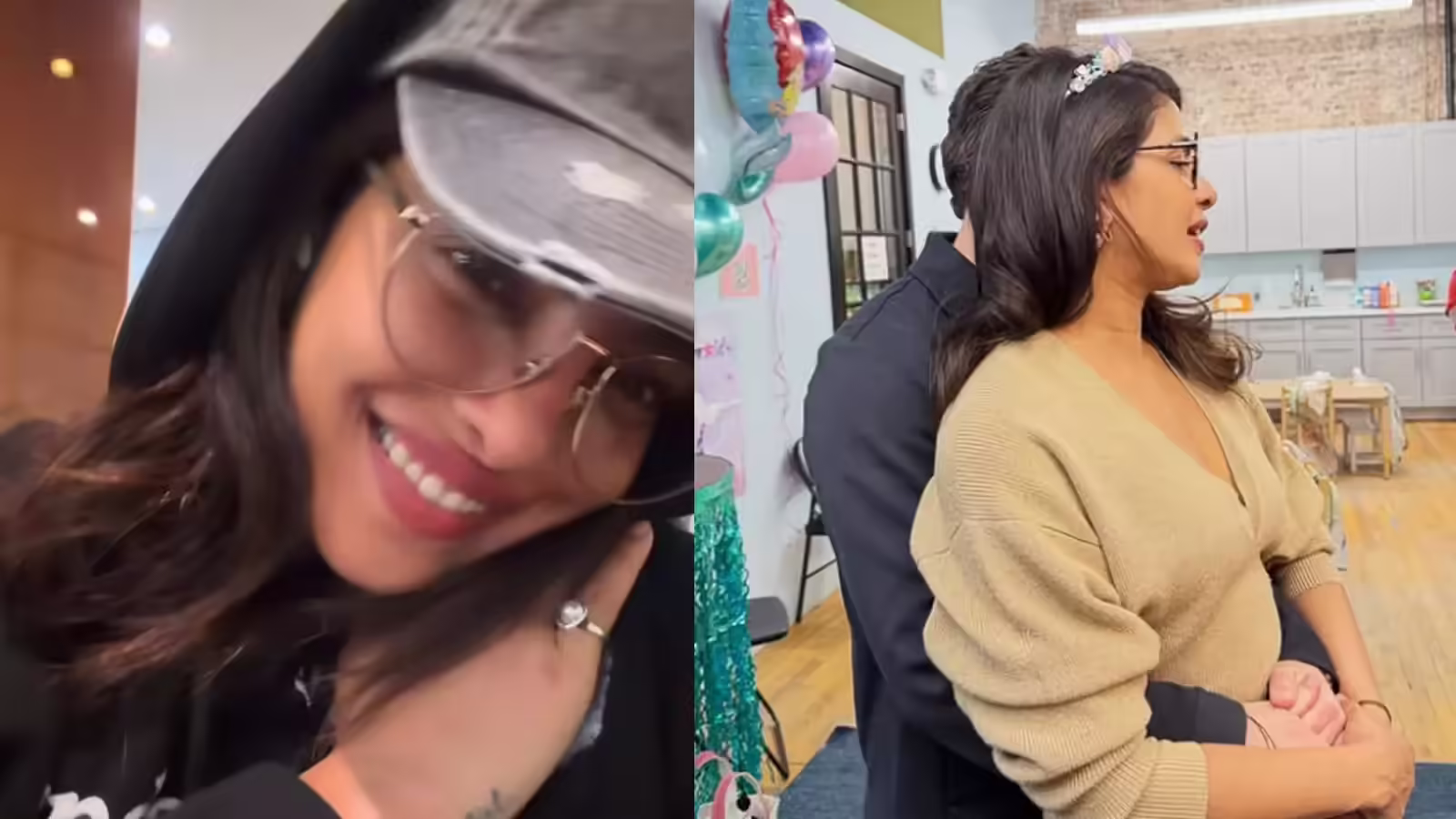 प्रियंका चोपड़ा पति निक जोनस को कर रहीं कितना मिस, टीशर्ट पर बने हाथ पर रखा अपना हाथ