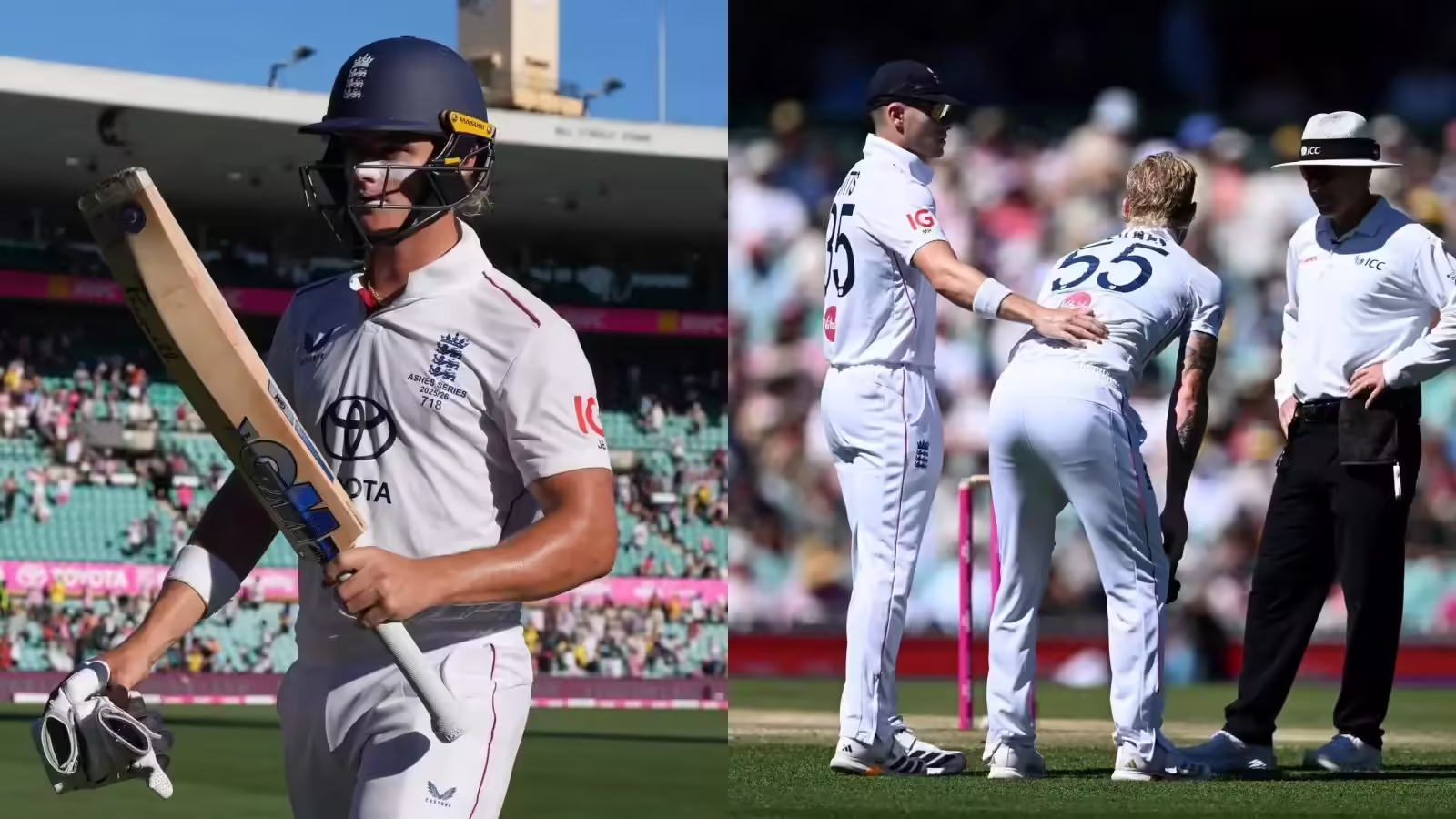 The Ashes: जैकब बेथेल के शतक के बाद भी मुश्किल में इंग्लैंड, कप्तान बेन स्टोक्स भी हुए चोटिल