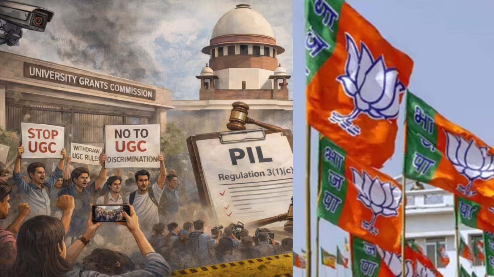 यूजीसी के नए नियम पर सुप्रीम कोर्ट की रोक, क्या बीजेपी की चुनौती कम होगी?