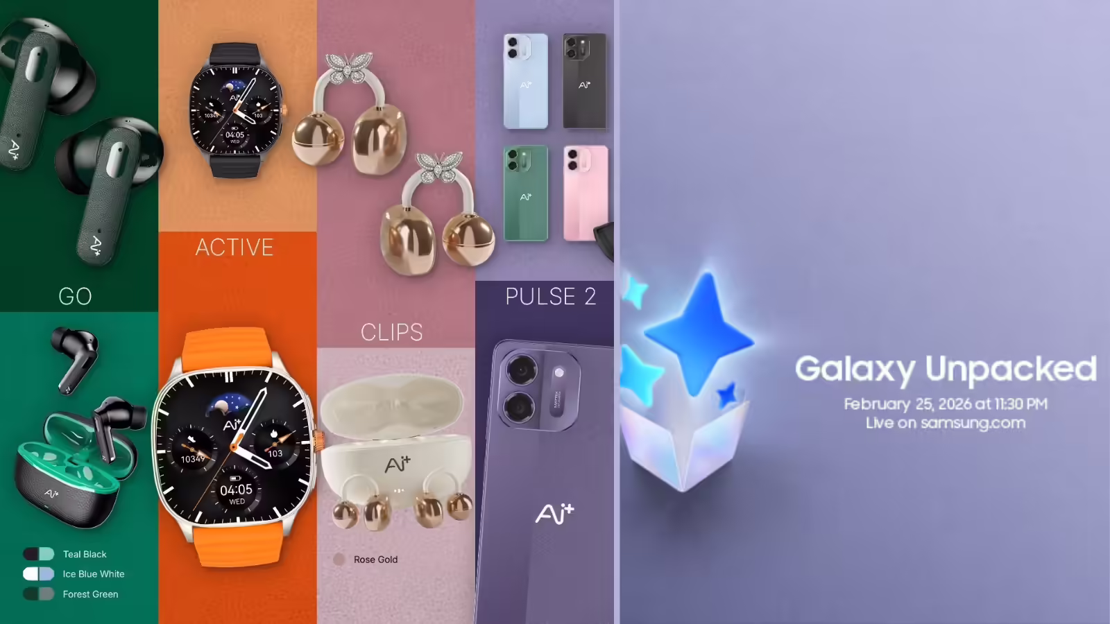 गैजेट्स न्‍यूज 24 फरवरी: देसी ब्रैंड Ai+ के नए गैजेट्स लॉन्‍च, Samsung Galaxy S26 सीरीज का इंतजार खत्‍म