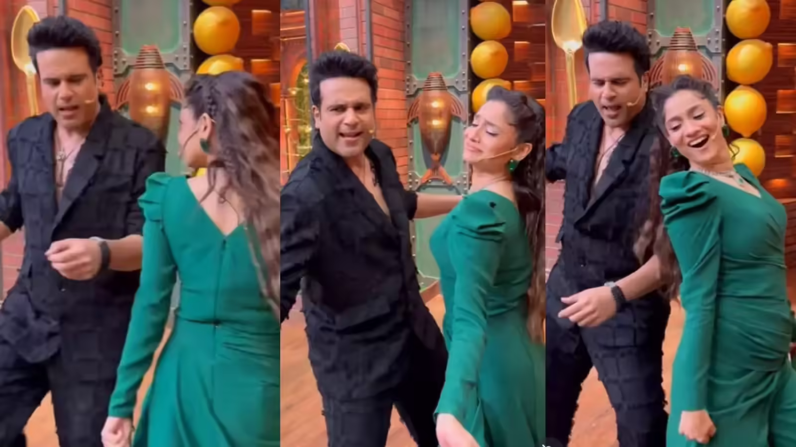 अंकिता लोखंडे ने कृष्णा अभिषेक संग लहराकर किया डांस, ‘देवर-भौजी’ की जोड़ी देख उछले लोग- हमें यही देखना है