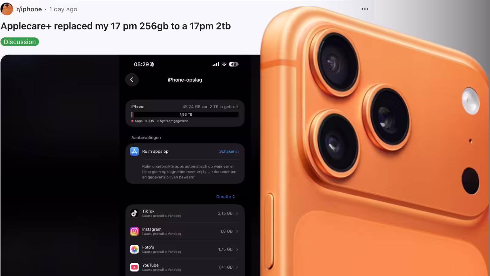 iPhone खोने पर हो गया बड़ा फायदा, Apple ने बदले में थमा दिया 2TB वाला मॉडल