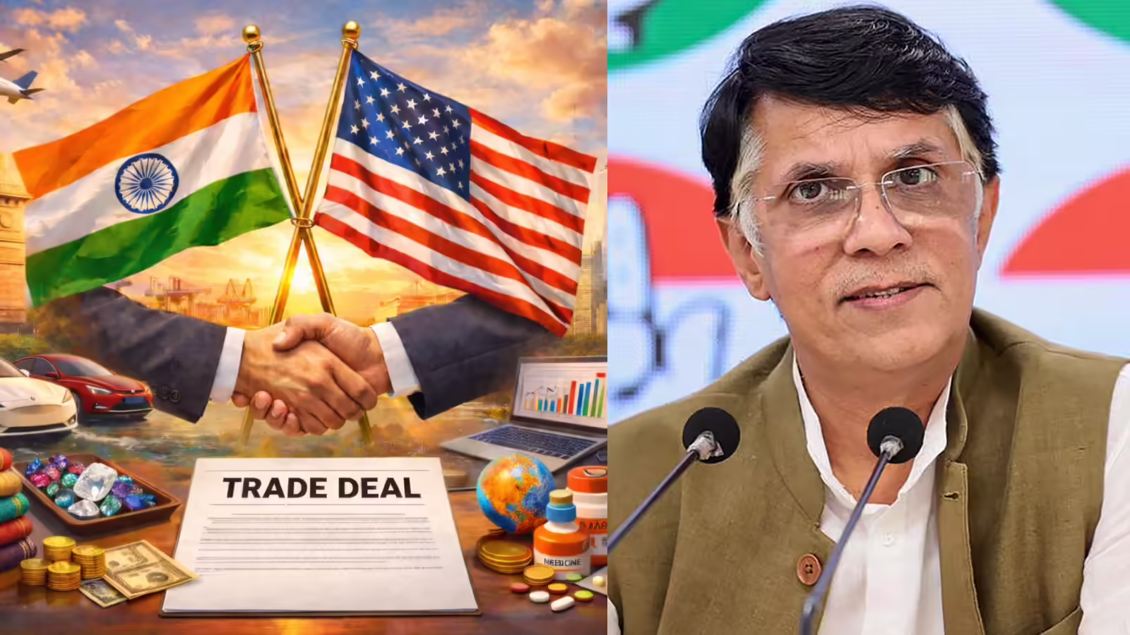 आत्मसम्मान को वाशिंगटन के पास ‘गिरवी’ रख दिया… भारत-अमेरिका व्यापार समझौते पर कांग्रेस का सरकार पर आरोप