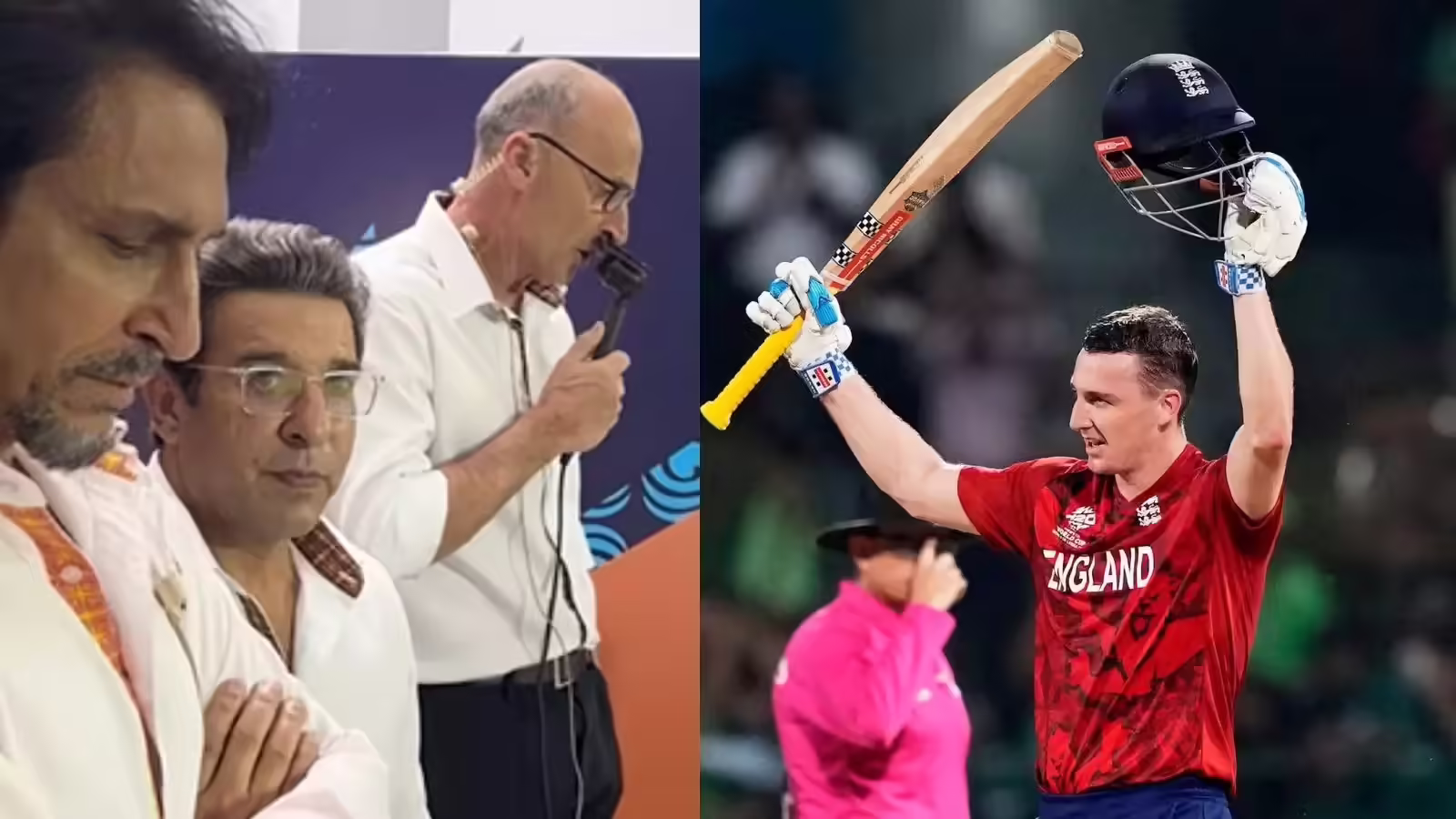 हैरी ब्रूक ने जड़ा शतक तो कमेंट्री बॉक्स में उतरा वसीम अकरम-रमीज राजा का चेहरा, यूं पड़ा पीला, उधर नासिर हुसैन गद-गद