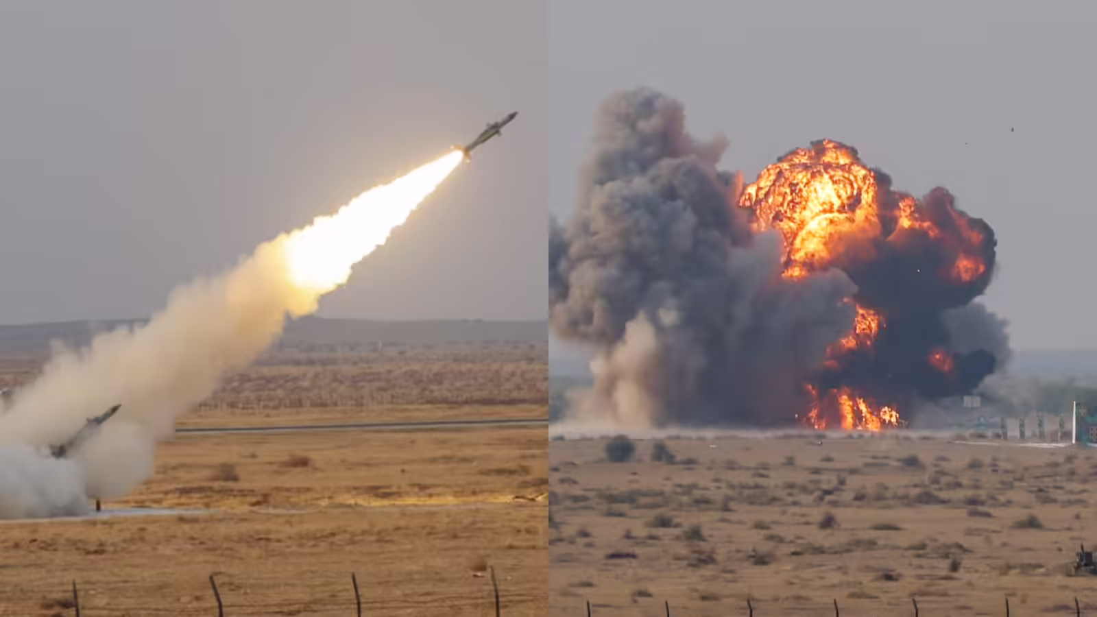 पोखरण में राफेल, सुखोई व जगुआर लड़ाकू विमानों की गर्जना, एयरफोर्स ने दिखाई ताकत