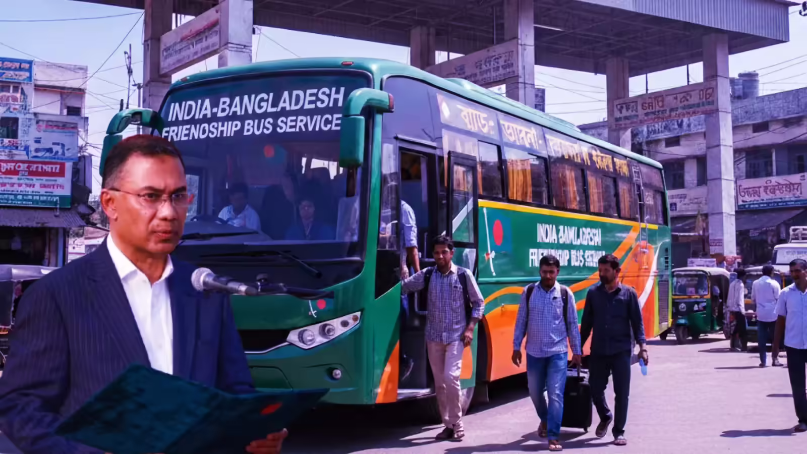 भारत और बांग्लादेश के बीच फिर शुरू हुई बस सर्विस, तारिक रहमान ने पलटा मोहम्मद यूनुस का एक और फैसला
