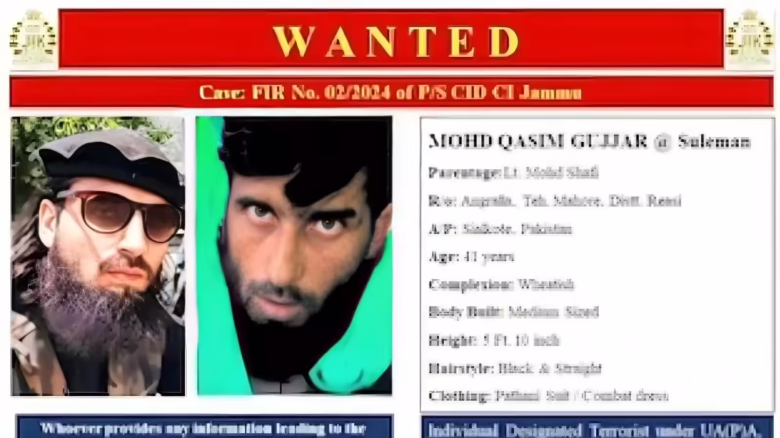 Qasim Gujjar: पाकिस्तान में मारा गया लश्कर आतंकी कासिम गुज्जर? भारत की मोस्ट वांडेट लिस्ट में था शामिल