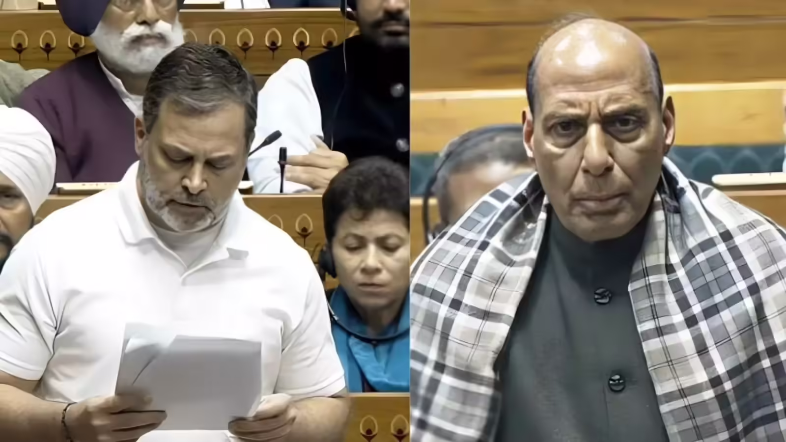 राहुल गांधी के बयान पर भड़के राजनाथ सिंह, डोकलाम का जिक्र करने पर भारी हंगामा, बोले- बिना तथ्य की बात न करें