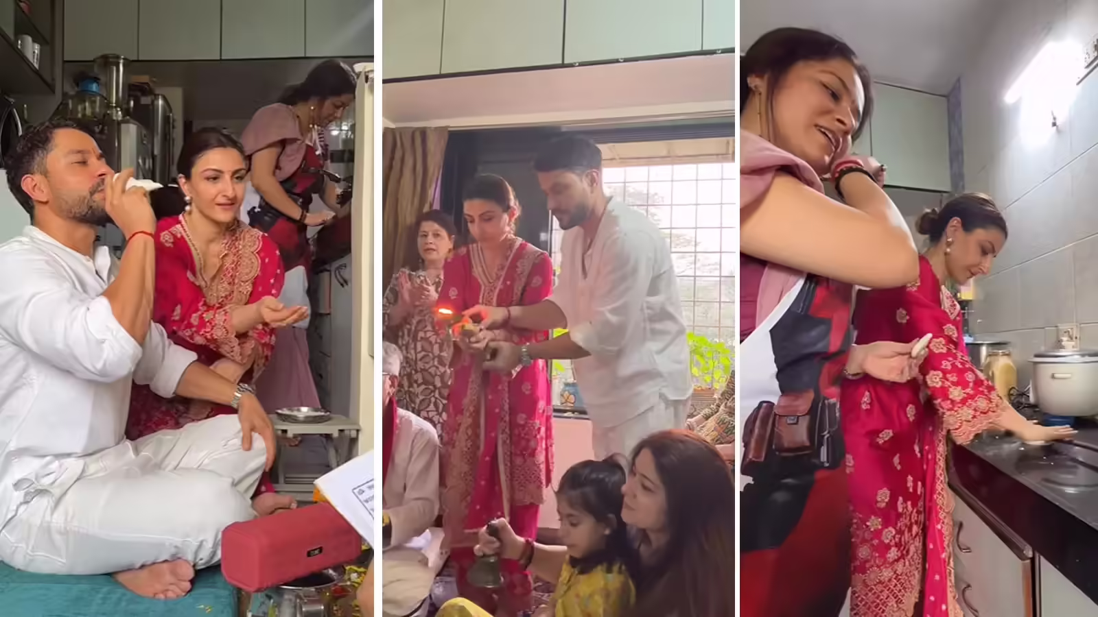 VIDEO: सोहा अली खान और कुणाल खेमू ने ऐसे मनाई महाशिवरात्रि, बेटी इनाया की पूजा देख यह बोल पड़े फैंस