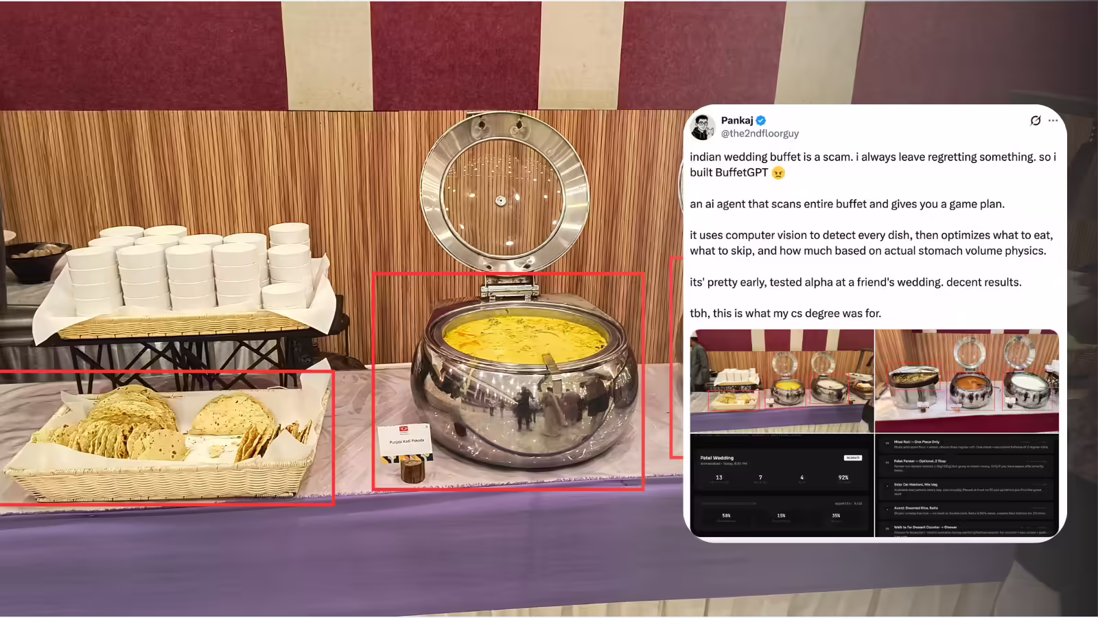 शादी में क्या खाएं और क्या छोड़ें? बेंगलुरु के इंजीनियर का AI टूल ‘BuffetGPT’ बताएगा कैसे लें खाने का पूरा मजा